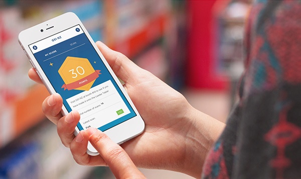 Click the photo of the GS1 mobile app on a phone to learn more.