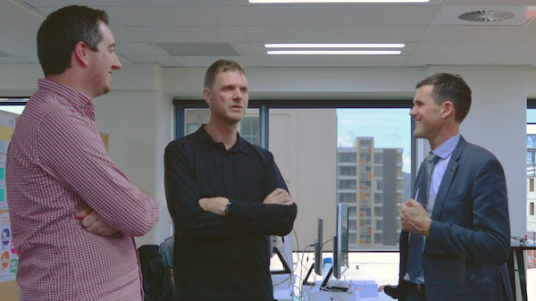 The Mayor of Wellington Justin Lester talks to Nathan and James at Boost HQ.