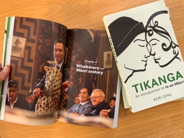 Photo of Tikanga books by Tania Niwa.