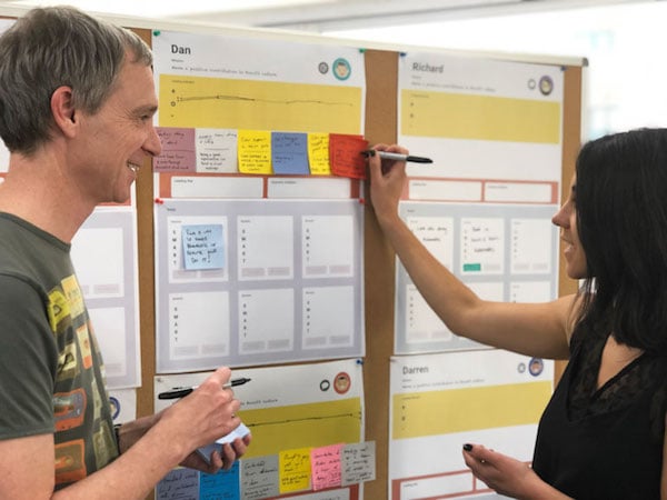 Click the photo of Boosters filling in a Culture Poster to learn more about this initiative.