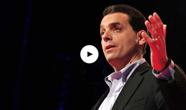 Still from Dan Pink's TED talk on The Puzzle of Motivation.
