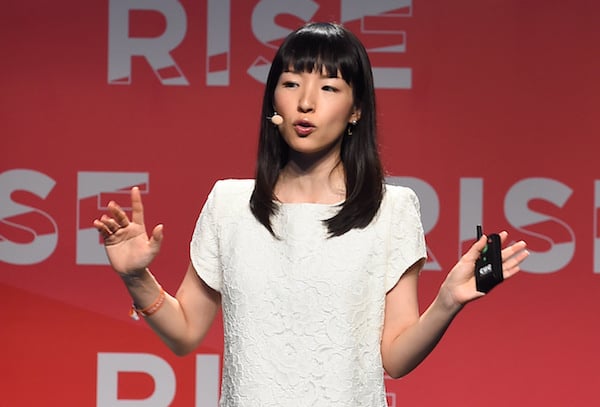 Marie Kondo at Rise 2016. Photo https://www.flickr.com/photos/riseconf/ — CC by 2.0 licence