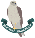 Servant leadership icon - karearea